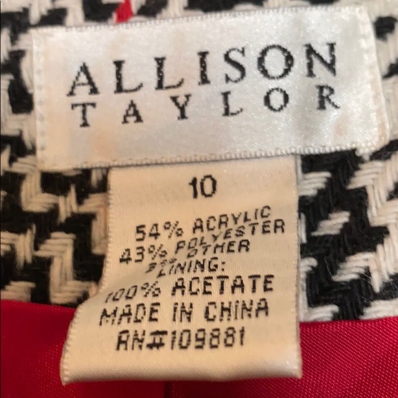 VINTAGE ALLISON TAYLOR- JACKET - Picture 2 of 6